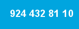 924 432 81 10 924 432 81 10